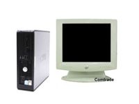 Zestaw DELL GX520 Pentium D 2,8 GHz / 2 GB / 80 GB / DVD / WinXP + LCD Dell 1701FP 17 cali