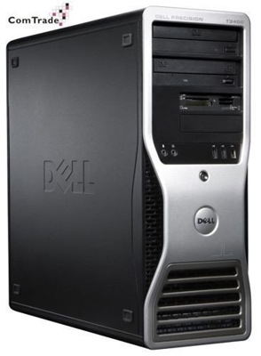 Dell Precision T3400 Tower Core 2 Quad 2,4 GHz / 8 GB / 120 SSD / DVD / Win 7 Prof. (Refurb.)