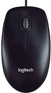 Mysz optyczna przewodowa Logitech M90 (USB), czarna