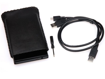 NATEC Kieszeń zewnętrzna HDD sata RHINO 2,5'' USB 2.0 Aluminium Black	