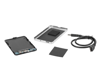 Obudowa HDD zewnętrzna ATA Natec Oyster 2 2,5" USB 3.0 aluminium black slim