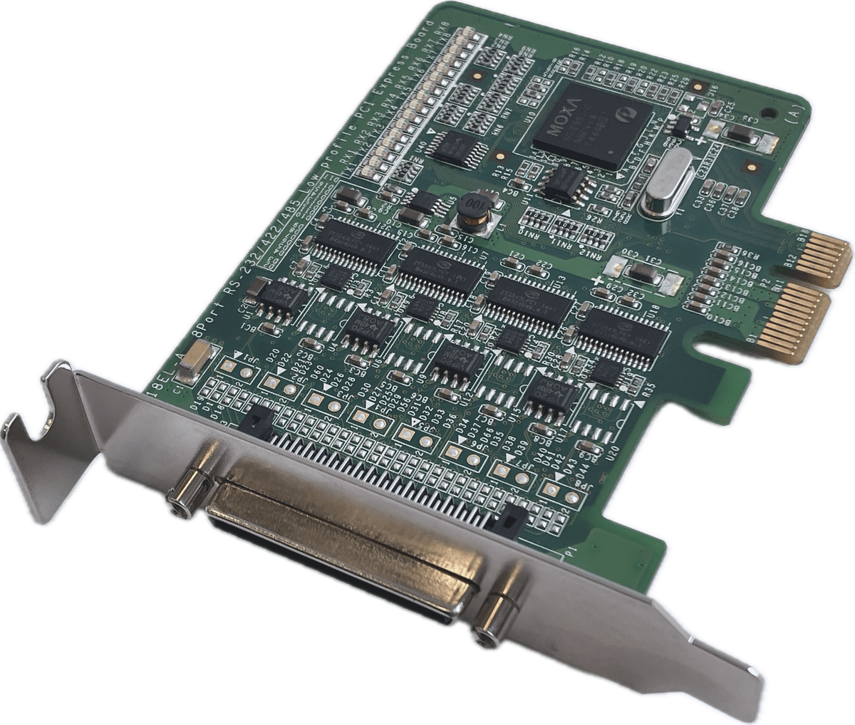 Poleasingowa karta wieloportowa CP-118EL-A VHDCI 68 / PCI-e x1 / niski profil
