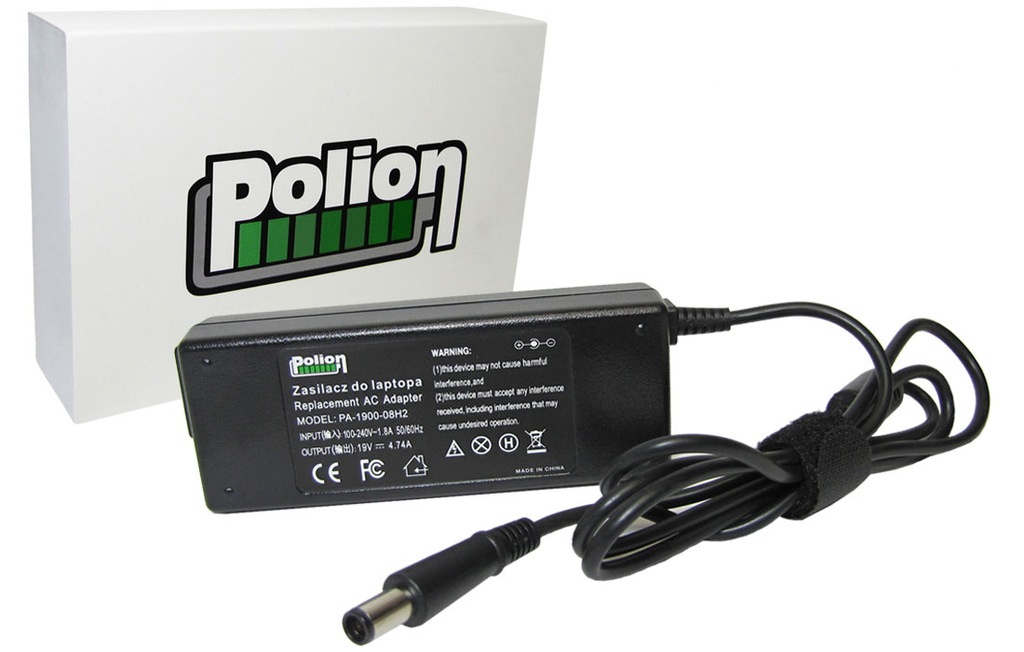 Zasilacz zamiennik Polion Z003 90W 7.4-5.0 do laptopów HP Compaq Pavilion
