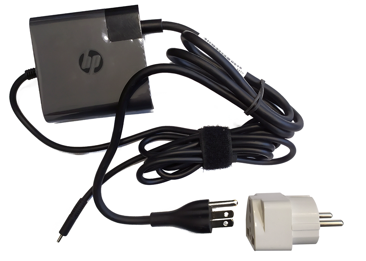 Zasilacz HP TPN-AA03 65W USB-C z przejściówką europejską