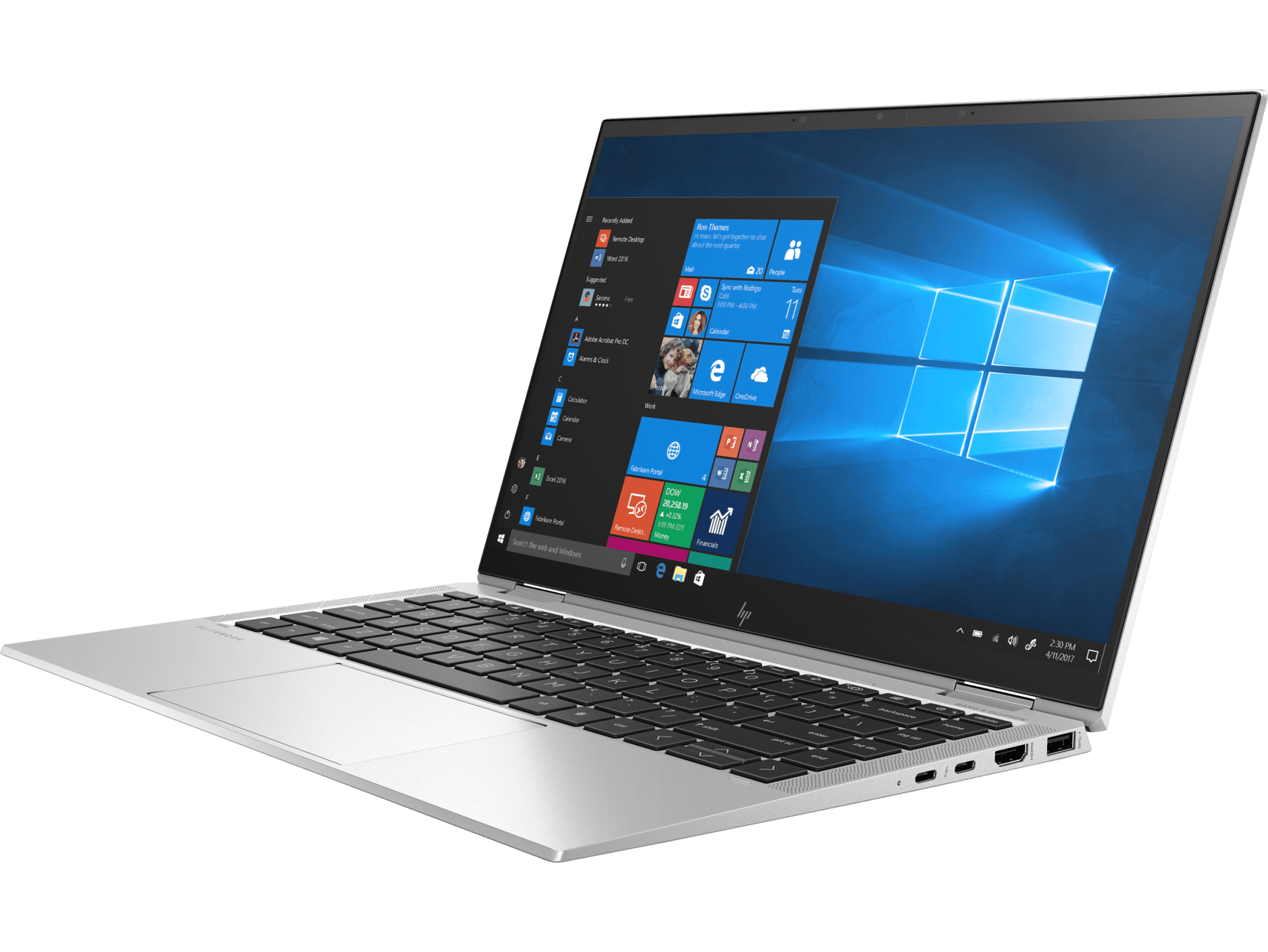 HP EliteBook X360 1040 G7 2w1 Core i5 10310U 1,7 GHz / 16 GB / 240 SSD / 14'' FullHD dotyk / Win 11 Pro / Klasa A-