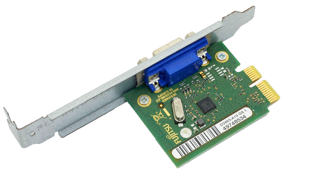 Poleasingowa karta Fujitsu VGA D3463-A10 GS 1 / PCIe 1x / wysoki profil