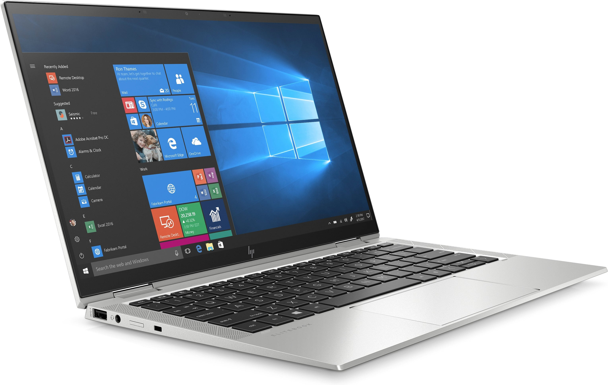 HP EliteBook x360 1030 G7 Core i7 10710U 1,1 GHz / 16 GB / 2 TB SSD / 13,3'', FullHD dotyk / Win 11 Pro