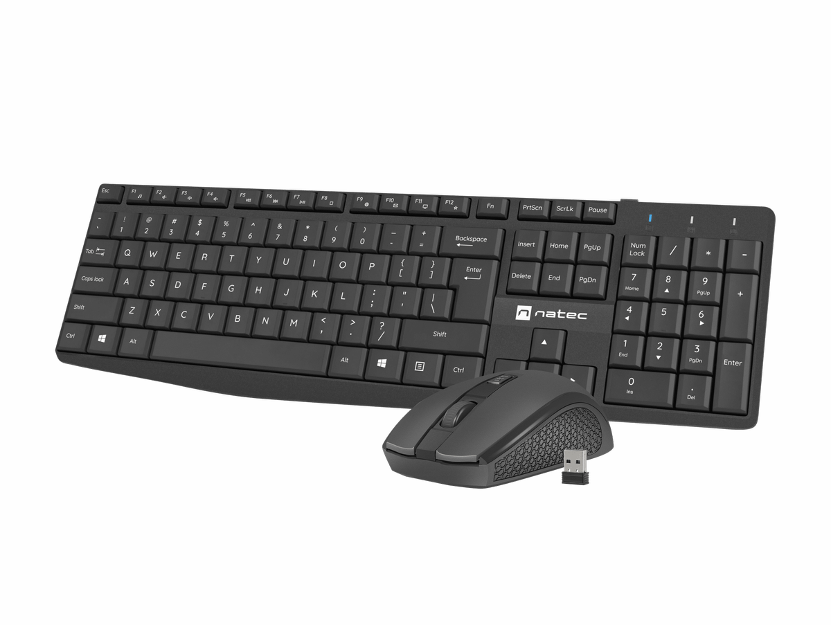 OUTLET Zestaw bezprzewodowy klawiatura + mysz Natec SQUID  NZB-1989