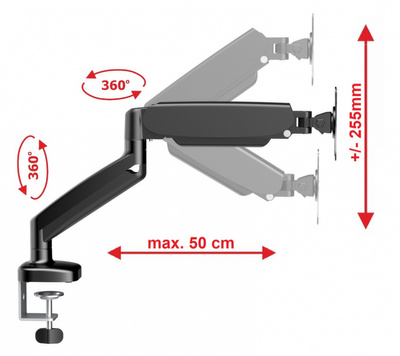 OUTLET Obrotowy uchwyt do monitora VX-05 13-32” 8kg