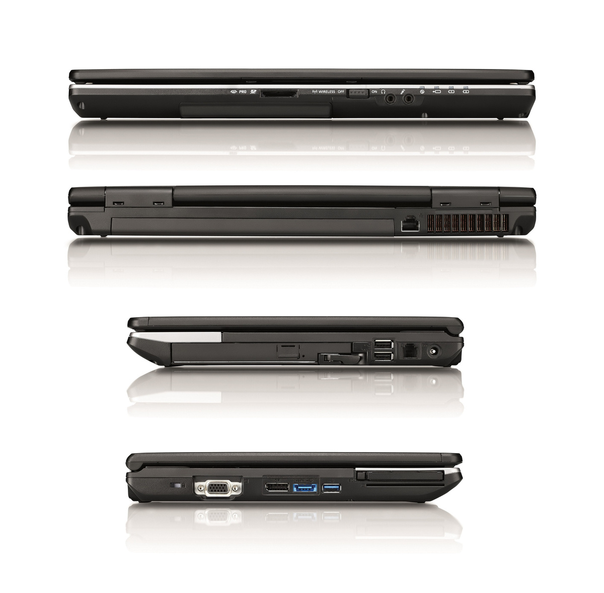 Fujitsu LifeBook S752 Core i5 3320m (3-gen.) 2,6 GHz / 8 GB / 120 SSD / DVD-RW / 14'' / Win 10 Prof. (Update)