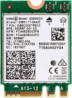 Karta sieciowa bezprzewodowa Intel 9260NGW M.2 do Lenovo, HP Wi-Fi 5 1,73 Gb/s