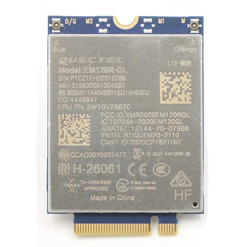 Modem WWAN LTE 4G Quectel EM120R-GL | Do Lenovo ThinkPad Gen 2