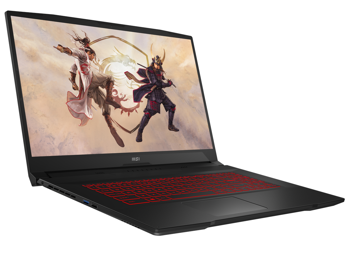 Nowy gamingowy MSI KATANA GF76 12UC-416XPL Core i5 12450H (12-gen.) 3,3 GHz (8 rdzeni) / 16 GB / 960 SSD / 17,3'' FullHD / Win 11 + GeForce RTX 3050