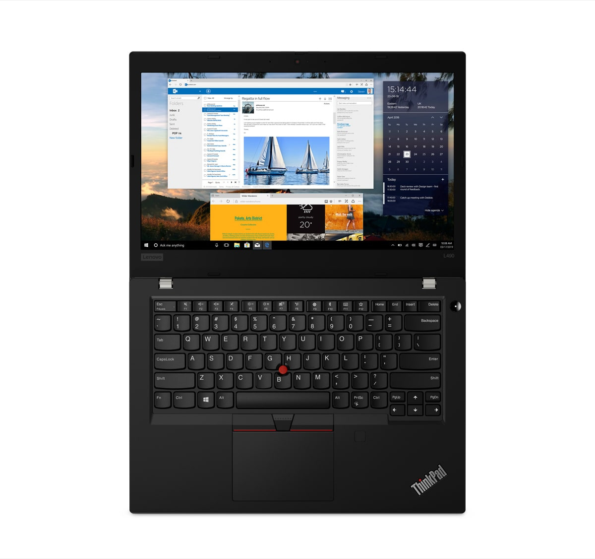 Lenovo ThinkPad L490 Core i5 8265U (8-gen.) 1,6 GHz / 32 GB / 2 TB SSD / 14" FullHD / Win 11 Pro