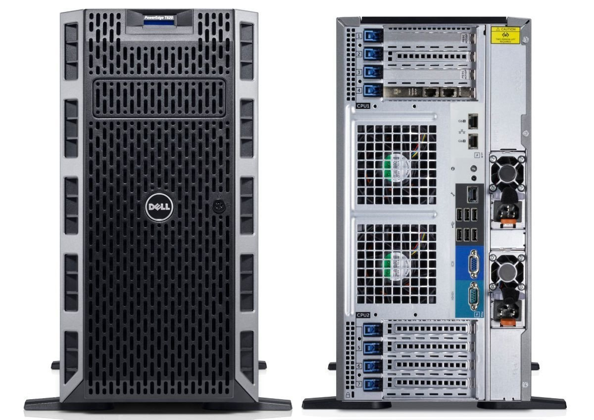 Dell PowerEdge T630 2 x Xeon E5-2630 v3 (8 rdzeni) 2,4 GHz / - / - / PERC H730 / 2 x zasilacz