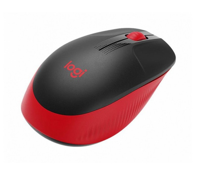 Mysz optyczna bezprzewodowa Logitech M190 Czerwona