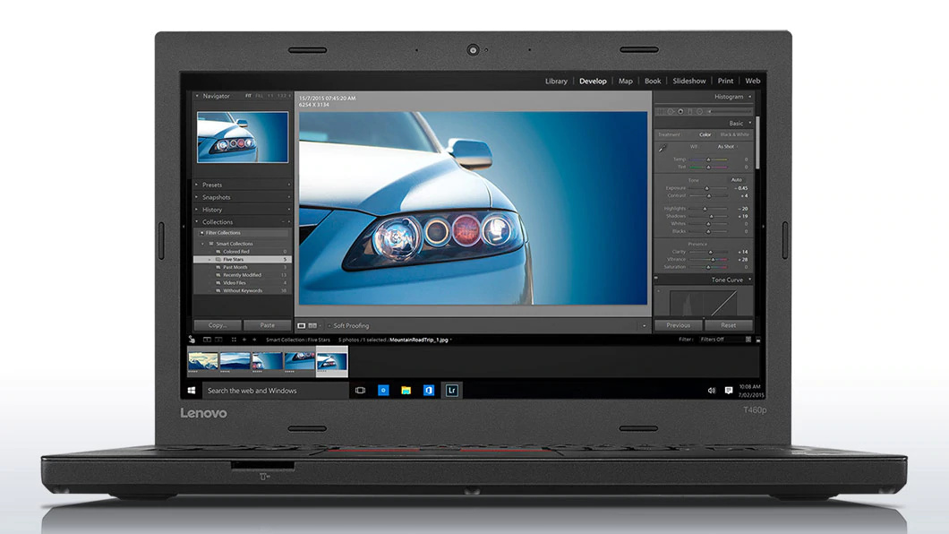 Lenovo ThinkPad T460p Core i7 6820HQ (6-gen.) 2,7 GHz / 16 GB / 480 SSD / 14" FullHD / Win 10 Prof. (Update) + nVidia GeForce 940MX