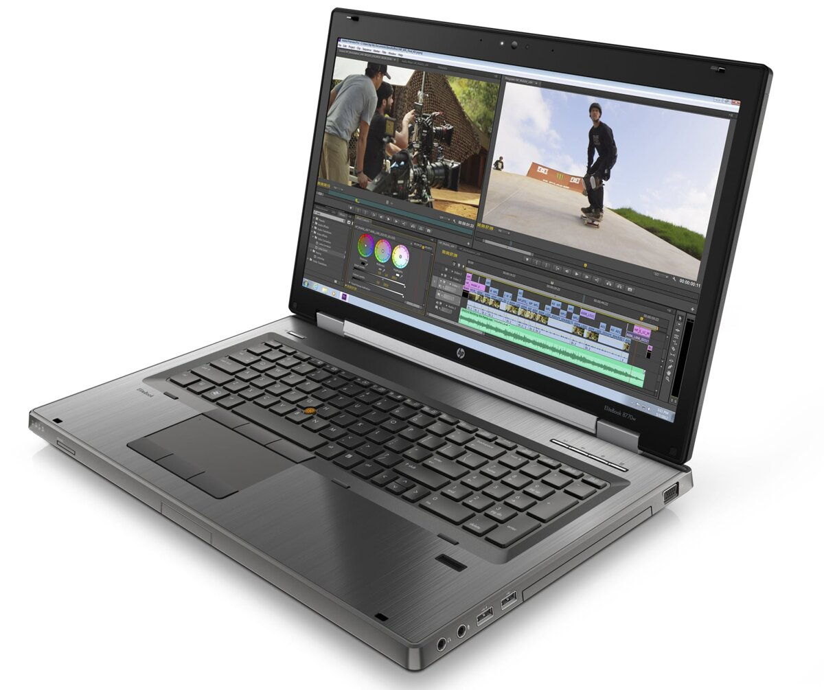 HP EliteBook 8770w Core i7 3520M (3-gen.) 2,9 GHz / 16 GB / 960 SSD / 17,3'' FullHD / Win 10 Pro + Quadro K3000M / Klasa A-