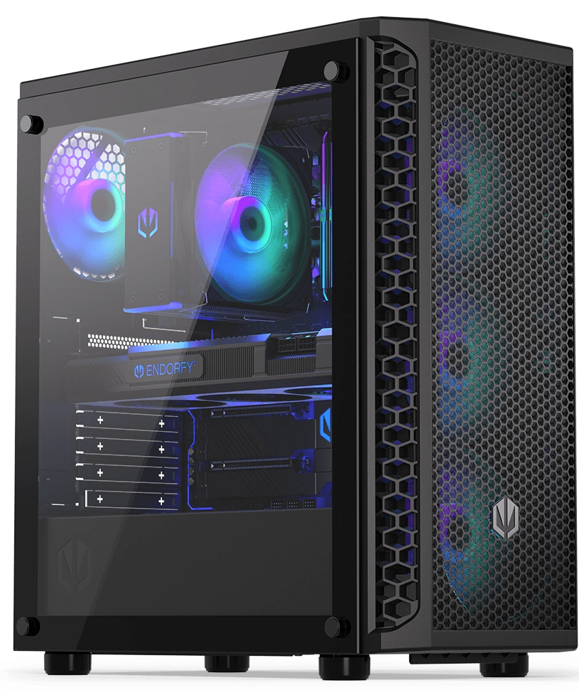 Nowy gamingowy B760M Endorfy Signum 300 ARGB Tower INTEL i5-12400F 2,5 GHz / 16 GB / 960 SSD / Win 11 + GeForce RTX 3050 [8 GB]