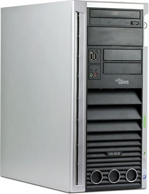 Fujitsu-Siemens Celsius W360 Tower Core 2 Duo 2,93 / 4 GB / 160 GB / DVD / Win 10 (Update) + GeForce GTX 650