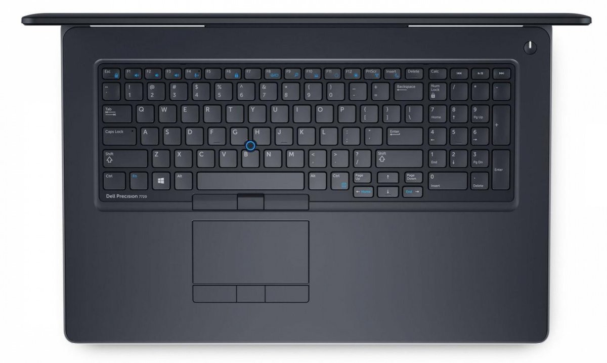 Dell Precision 7720 Core i7 7820HQ (7-gen.) 2,9 GHz / 16 GB / 960 SSD / 17,3'' FullHD / Win 10 Pro + Nvidia Quadro P4000