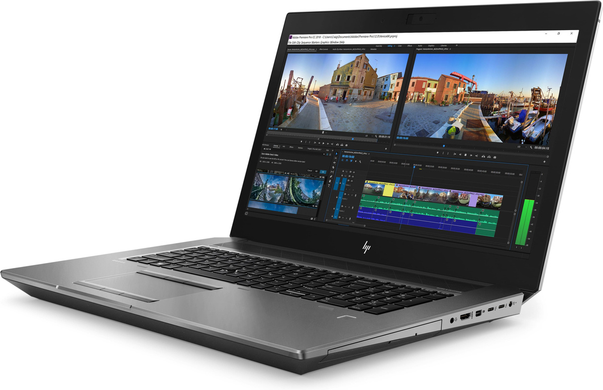 HP ZBook 17 G5 Core i7 8750H (8-gen.) 2,2 GHz / 16 GB / 2 TB SSD / 17,3'' FullHD / Win 11 Pro + Quadro P5200 / Klasa A-