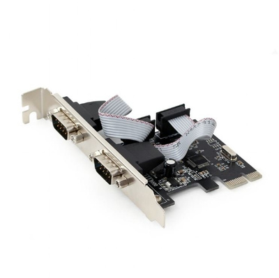 Kontroler 2 x RS232 / Gembird SPC-22 / PCI-e x1 / wysoki / niski profil