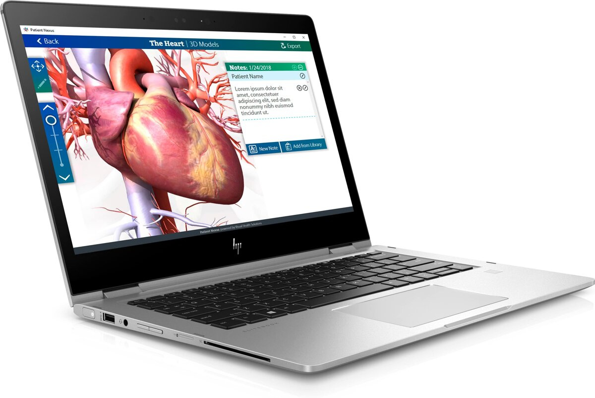 HP EliteBook X360 1030 G2 Core i5 7200U 2,5 GHz / 8 GB / 960 SSD / 13,3'', FullHD dotyk / Win 10 Pro