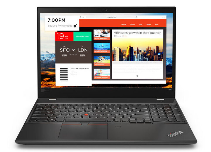 Lenovo ThinkPad T580 Core i7 8650U (8-gen.) 1,9 GHz / 16 GB / 960 SSD / 15,6" FullHD / Win 11 Pro / Klasa A-