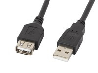 Kabel, przedłużacz USB-A (męski) do USB-A (żeński) 2.0 0,7m