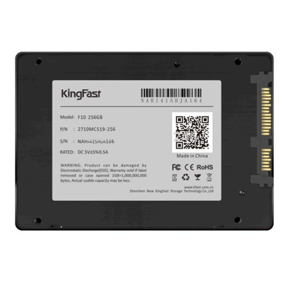 Dysk SSD / KingFast F10 / 256 GB / SATA III / 2,5''