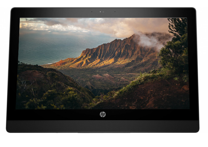 HP ProOne 400 G3 AIO Core i5 7500T (7 gen.) 2,7 GHz / 8 GB / 960 SSD / 20'' FullHD dotyk / Win 10 Prof. (Update) / bez podstawki