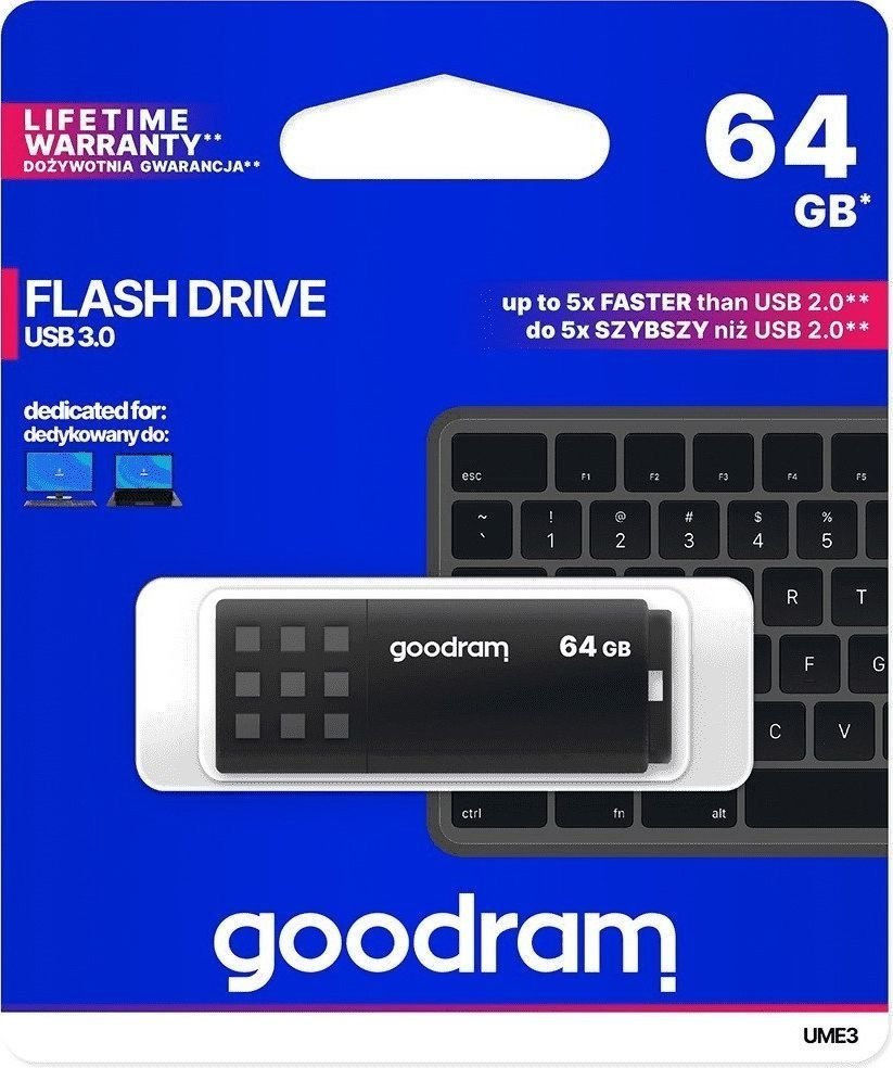 Nowy pendrive Goodram UME3 64GB / USB 3.0