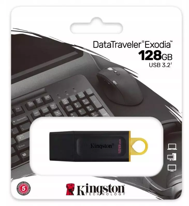 Pendrive Kingston Data Traveler Exodia 128GB USB 3.2