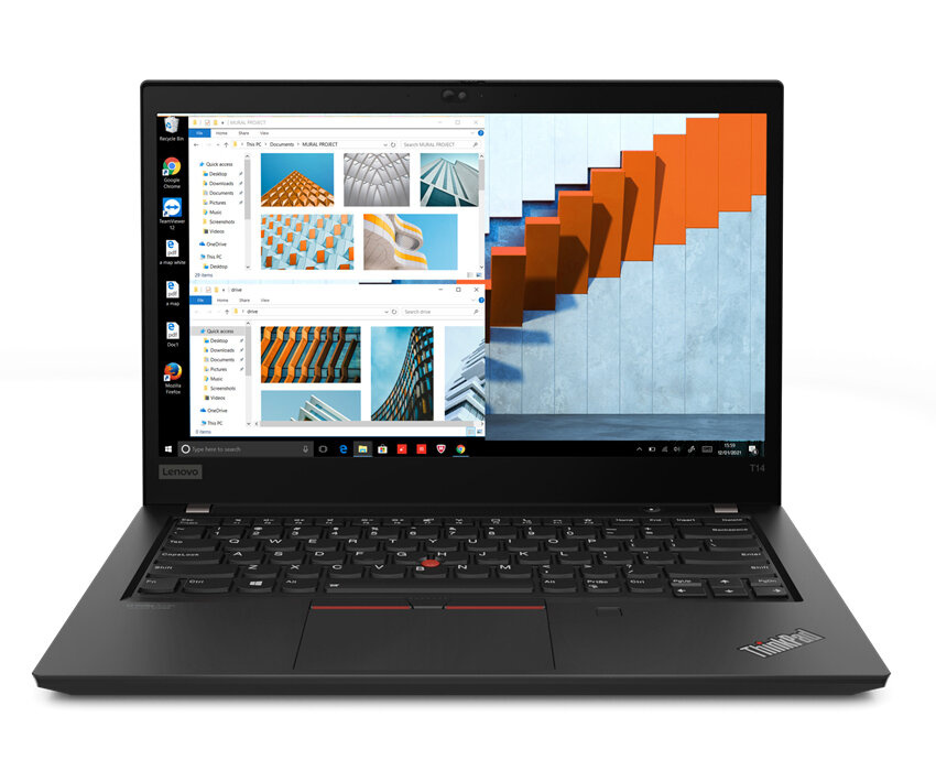 Lenovo ThinkPad T14 Gen 2 Core i5 1135G7 (11-gen.) 2,4 GHz / 16 GB / 240 SSD / 14" FullHD / Win 11 Pro