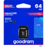 Karta pamięci GOODRAM microSD 64GB CL10 UHS I + adapter