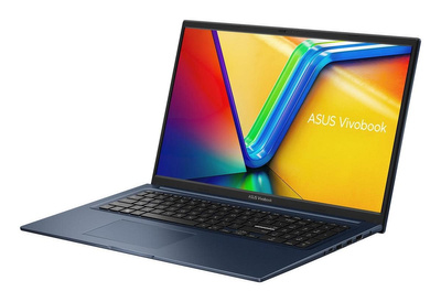 Nowy Asus VivoBook X1704ZA-I38512DX  Core i3 1215U (12-gen.) / 16 GB / 480 SSD / 17,3’’ FullHD / Win 11, niebieski