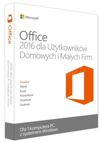 Office 2016 dla Użytkowników Domowych i Małych Firm
