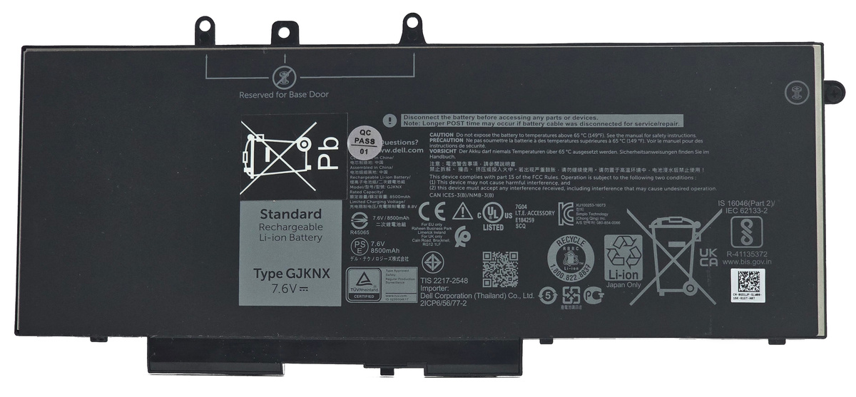 Nowa bateria GJKNX zamiennik do laptopa Dell Latitude 5490, 5590 7.6V - 8500 mAh
