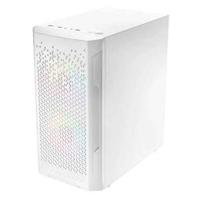 Nowy gamingowy Logic Aramis biały ARGB MINI AMD Ryzen 7 7700 3,8 GHz / 16 GB / 2 TB SSD / Win 11 + Nvidia RTX 5060 Ti [16 GB]