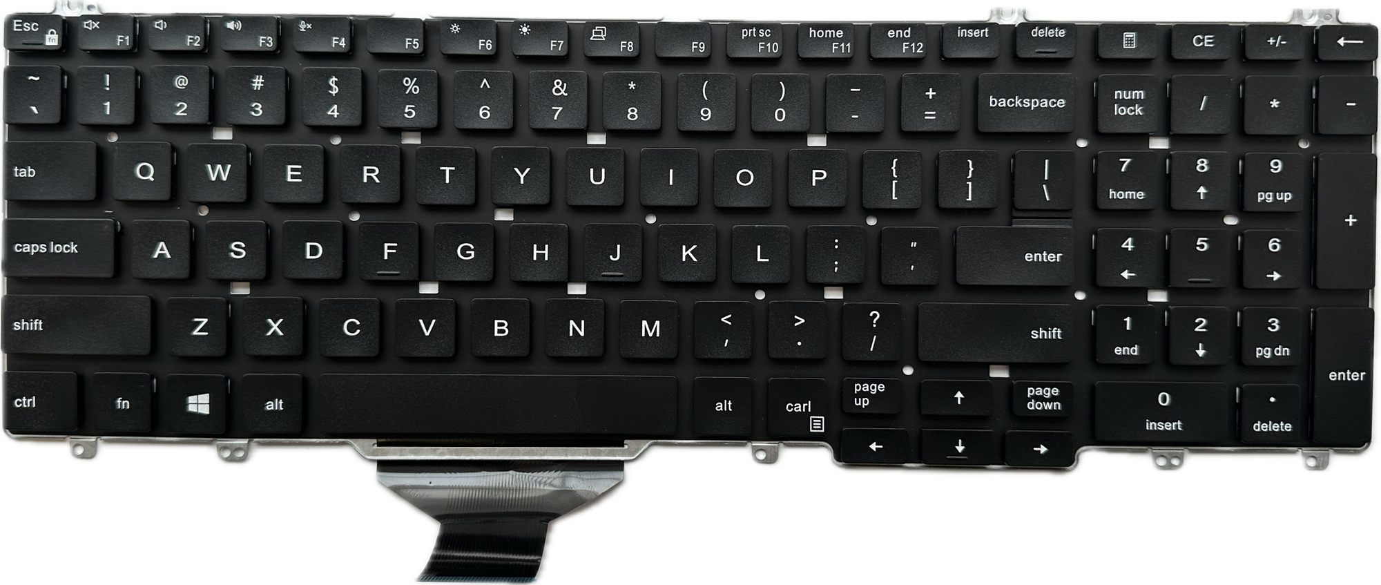 Klawiatura do Dell Latitude 5510 5511 / Precision 3550 3551 / bez trackpoint