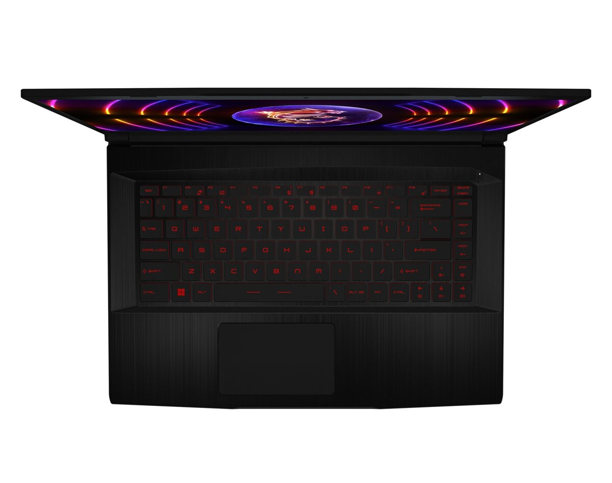 Powystawowy gamingowy MSI GF63 Thin 12UCX-814 Core i5 12450H (12-gen.) 2,0 GHz / 16 GB / 480 SSD / 15,6'' FullHD / Win 11 + GeForce RTX 2050