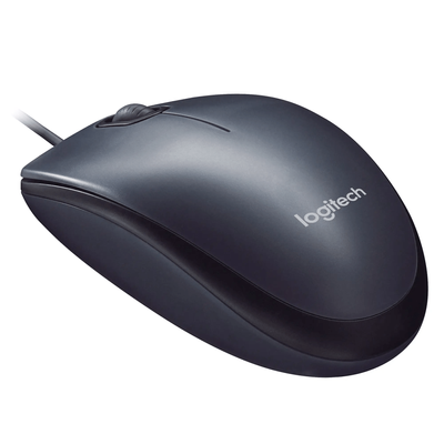 Mysz przewodowa optyczna Logitech M90, szara