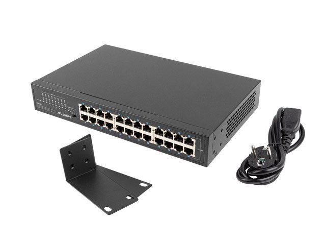 OUTLET Switch niezarządzalny Lanberg RSGE-24 RACK 19''