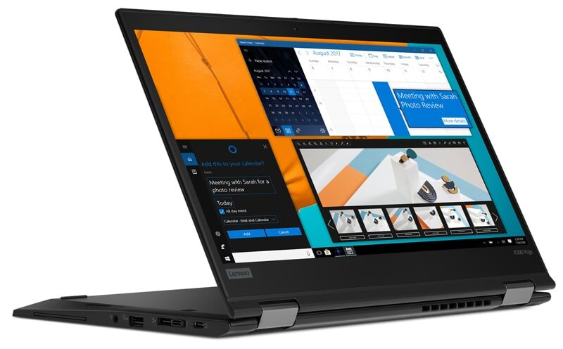 Lenovo ThinkPad Yoga X390 Core i5 8265U (8-gen.) 1,6 GHz / 8 GB / 480 SSD / 13,3'' FullHD, dotyk / Win 11 Pro / Klasa A-