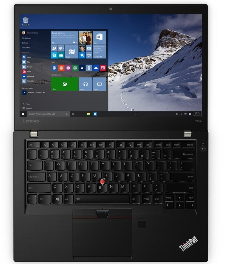 Lenovo ThinkPad T460s Core i5 6200U (6-gen.) 2,3 GHz / 8 GB / 240 SSD / 14" FullHD / Win 10 Pro