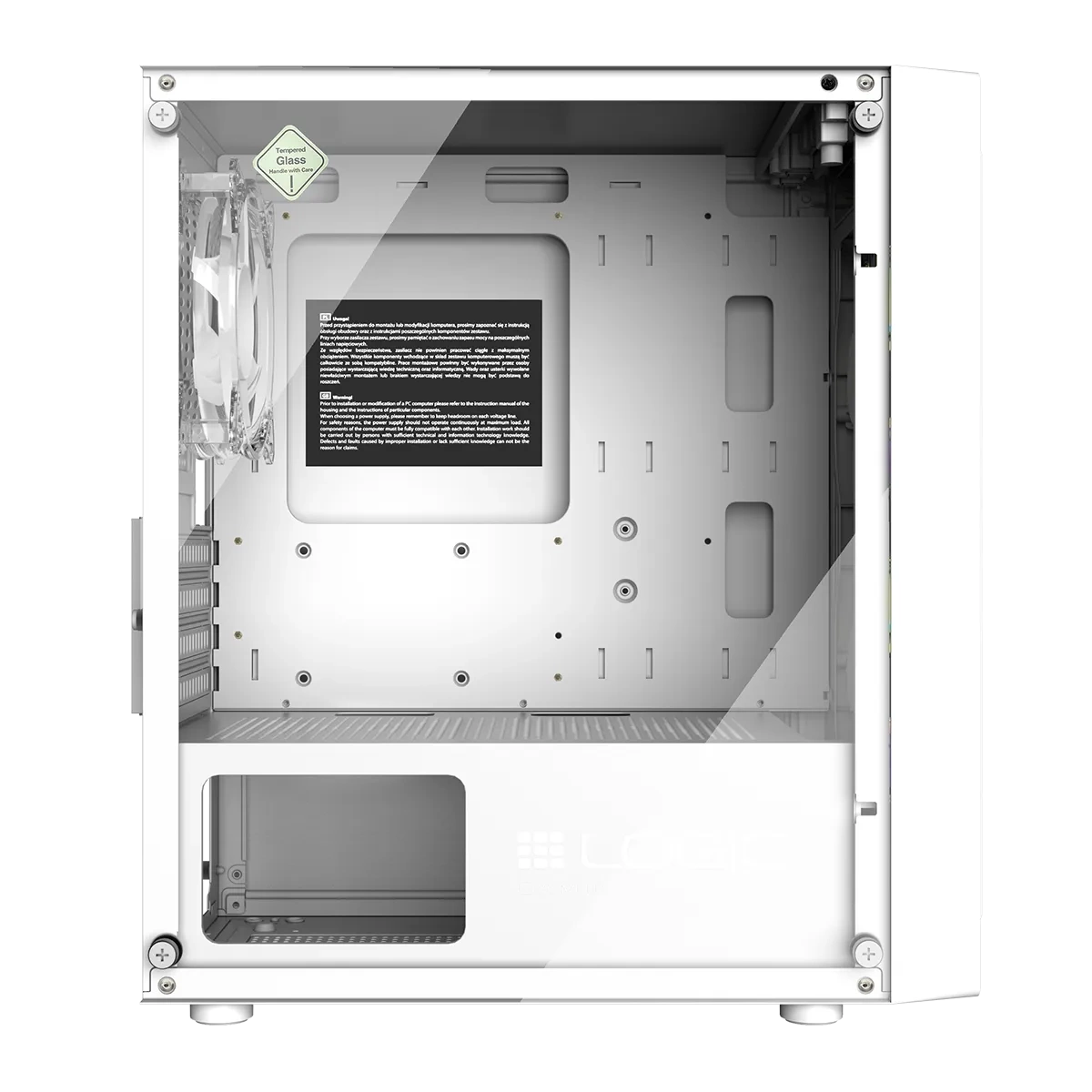 Nowy gamingowy Logic Aramis biały ARGB MINI AMD Ryzen 7 7800X3D / 32 GB / 960 SSD / Win 11 + Nvidia RTX 5060 Ti [16 GB]