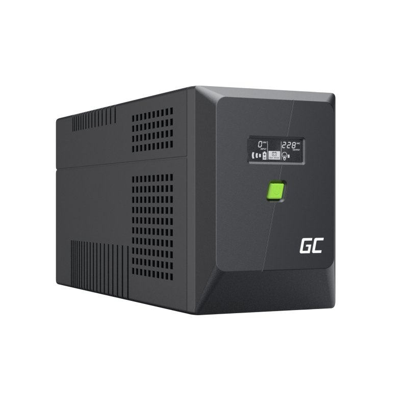 Zasilacz awaryjny UPS Greencell 2000VA 1400W PowerProof z LCD