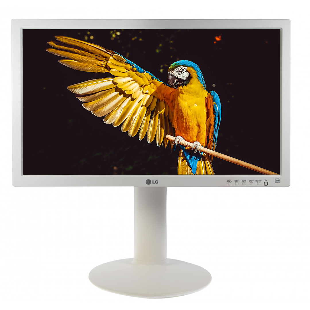 LG 24MB35PM-W z głośnikami / biały / Klasa A-