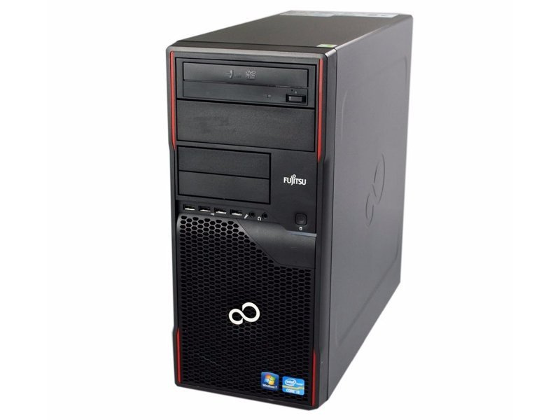 Fujitsu Esprimo P710 Tower Core i5 3470 (3-gen.) 3,2 GHz / 8 GB / 240 SSD + 500 GB / DVD / Win 10 Prof. (Update) + GTX 1660 TI